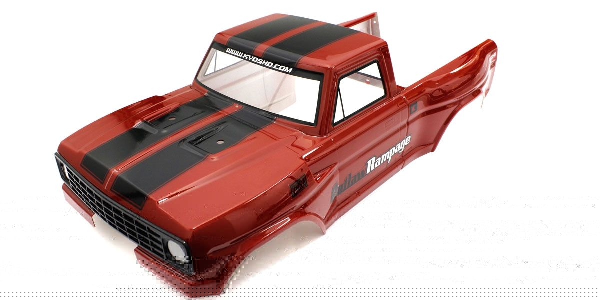 Kyosho Karosserie Outlaw Rampage Pro Type.3 (Rot) OLB003