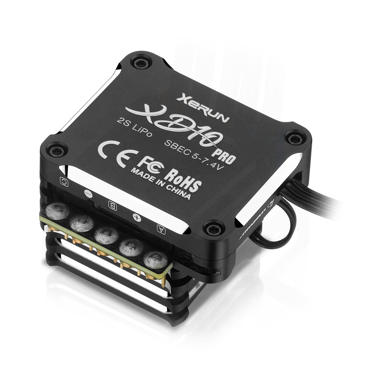 Hobbywing Xerun XD10 Pro Schwarz Drift Brushless Regler 100A, 2s LiPo 30112614