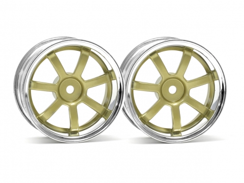 HPI Rays Gram Lights 57S-Pro Felgen (Chrom-Gold/3mm) 3319