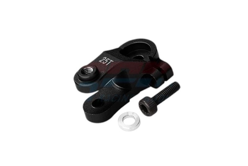 GPM Aluminium Standard-Servohorn 25T schwarz MAXX 2075 TXMS024/SHBK