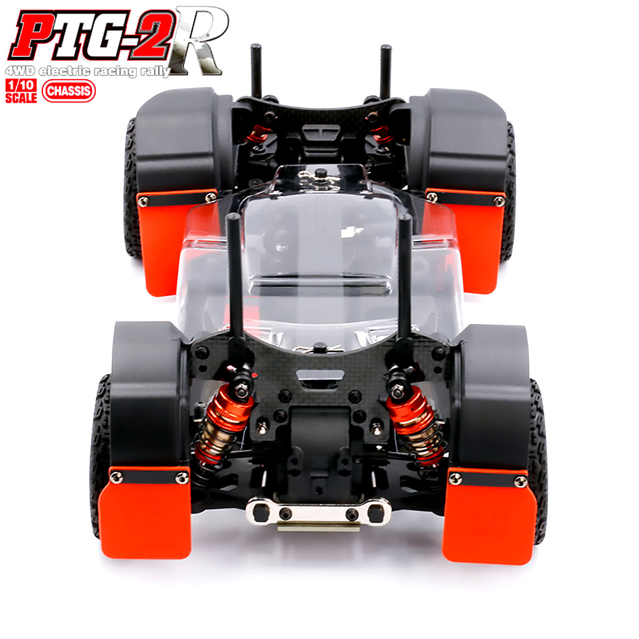 LC Racing PTG-2R 4WD Rally Chassis Kit 1/10 LC1008