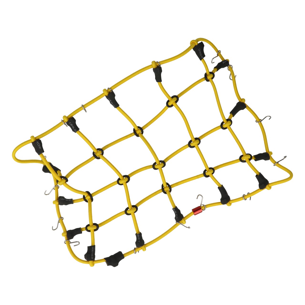 Robitronic Gepäcknetz mit Haken Gelb (190mm x 120mm) R21002Y