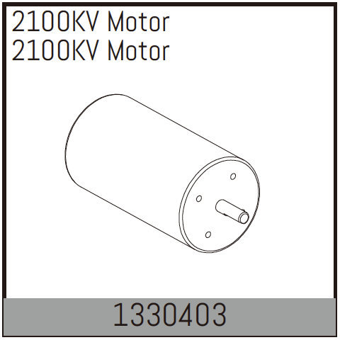 Absima 2100KV Brushless Motor 6S 1330403