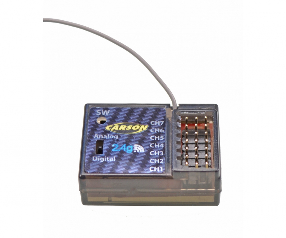 Carson 01546 Empfänger Reflex Wheel LCD 7 Kanal 2.4 G 500501546