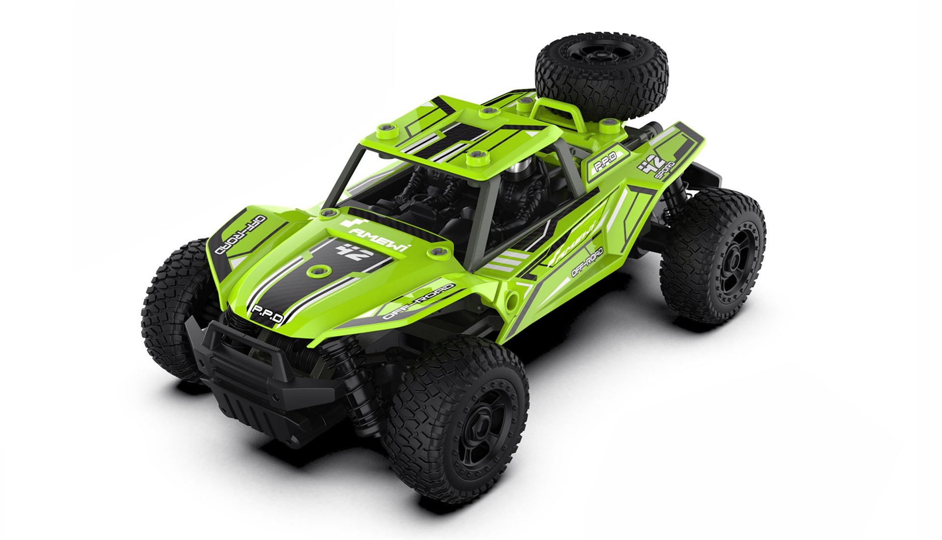 Amewi CoolRC DIY Frog Buggy 2WD 1:18 Bausatz grün 22577