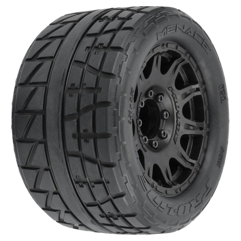 Pro-Line Menace HP BELTED auf Raid 8x32 Felge schwarz 3.8 17mm (2) v/h tauschbarer Sechskant 10206-10