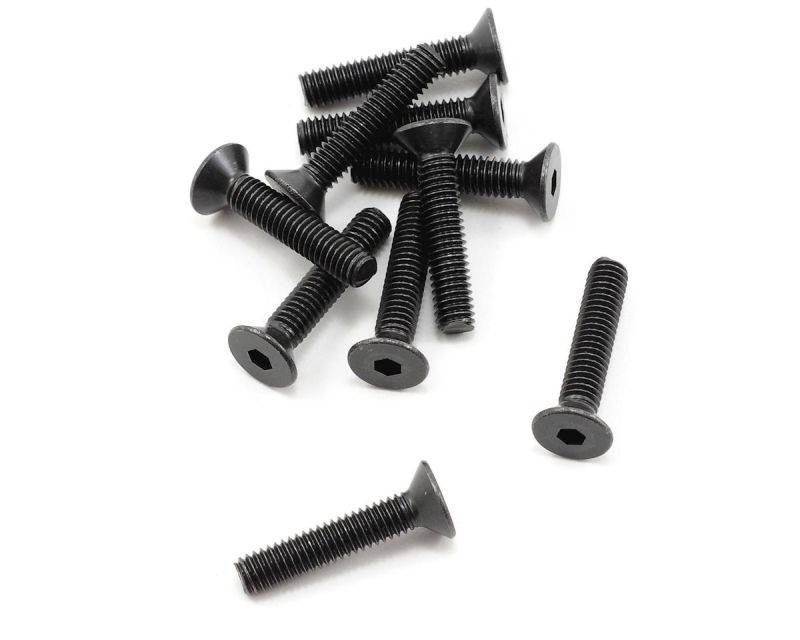 ProTek RC 4x20mm High Strength Flachkopfschrauben (10)  PTK-H-2308