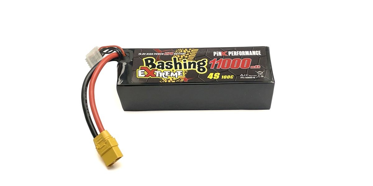 Pink Performance Extreme Bashing LiPo Akku 4S 14.8V-11000-100C Multi 178x52x53mm 985g PP3-4S11000-M