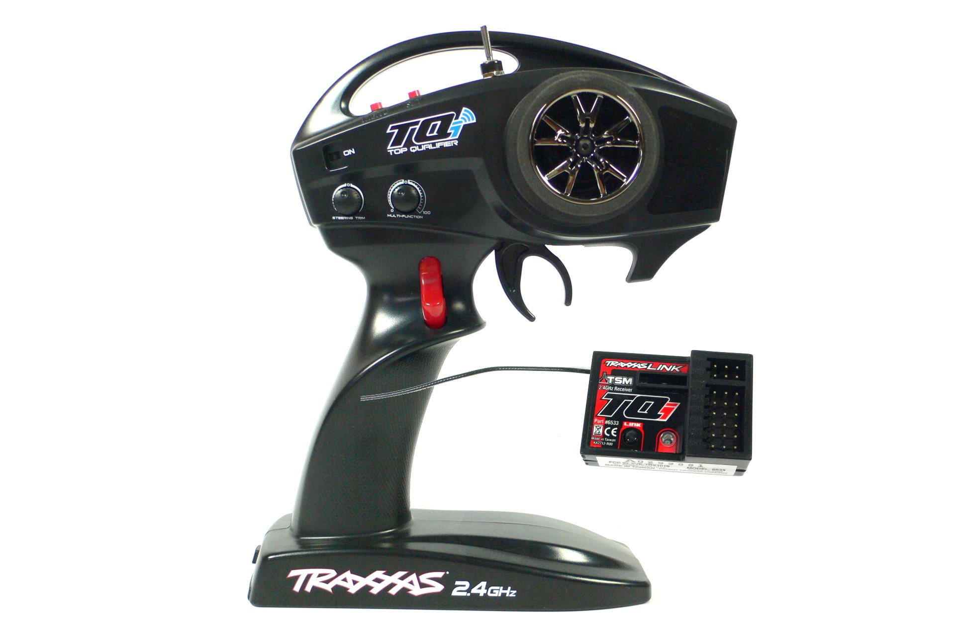 Traxxas 6530 TQi 4-Kanal Fernsteuerung 2.4GHz + 5-Kanal TSM Empfänger - Abbildung 1