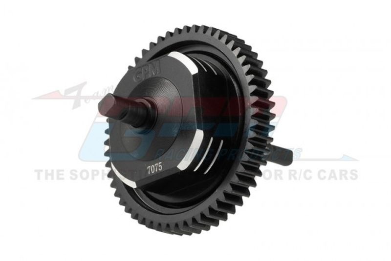 GPM Medium-Carbon-Stahl Mitteldifferential komplett schwarz TRX 1/10 4x4 FR1200SBK