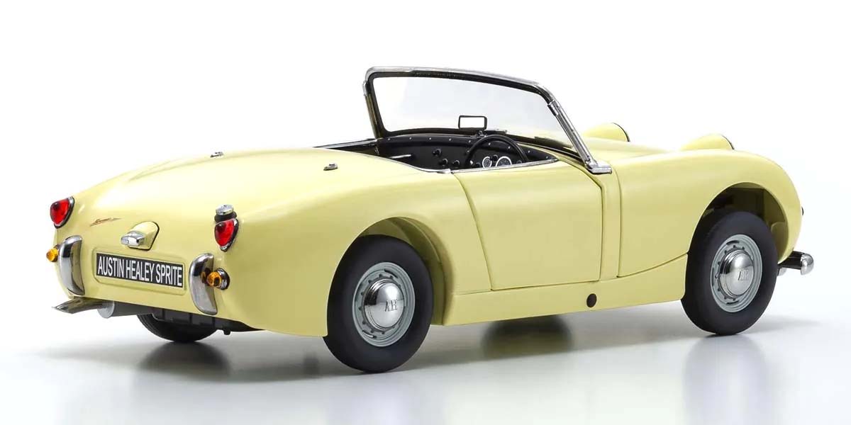 Kyosho 1:18 Austin Healey Sprite 1958 Primrose Yellow 08953PY