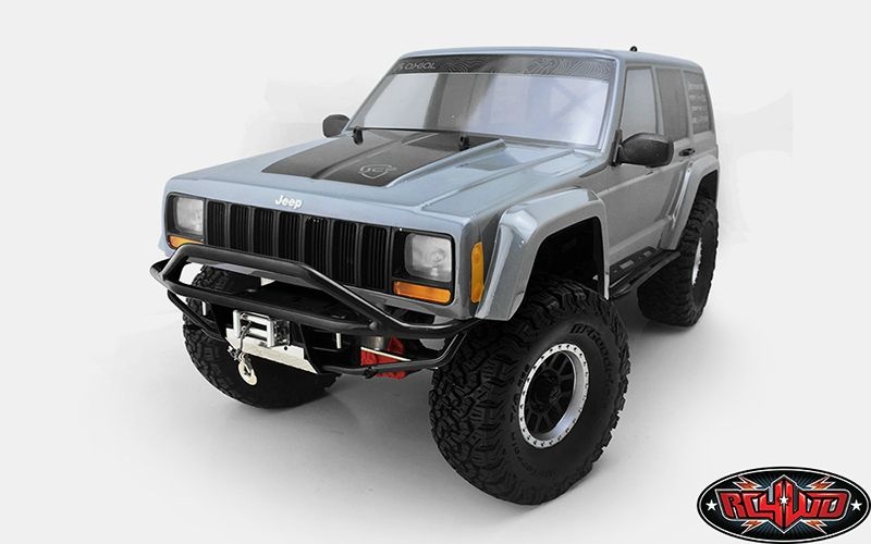 RC4WD Krabs Front Bumper for Axial SCX10 II XJ (Black) VVV-C0337