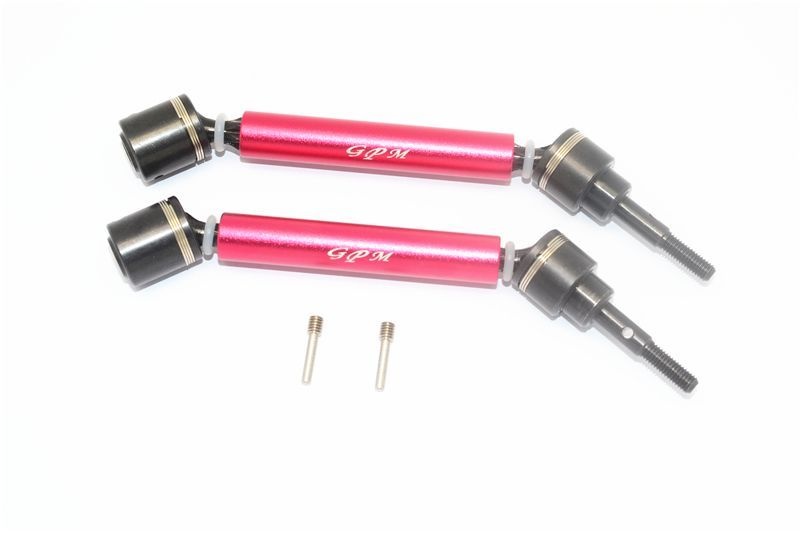 GPM Stahl CVD gehärtet mit Aluwelle v/h rot Traxxas MAXX