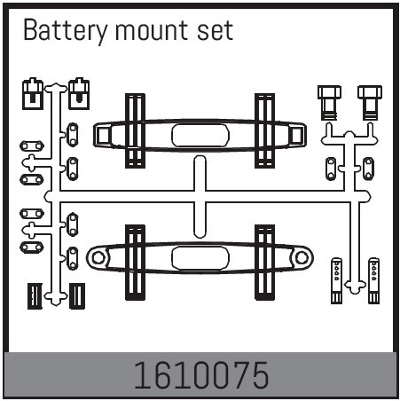 Absima Battery mount set 1610075