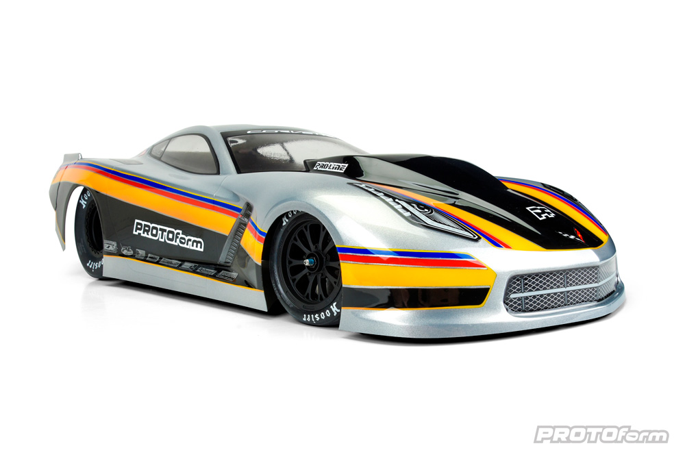 PROTOform Chevrolet Corvette C7 Pro-Mod Karo klar für Slash 2WD Drag Car 1571-40 - Abbildung 2