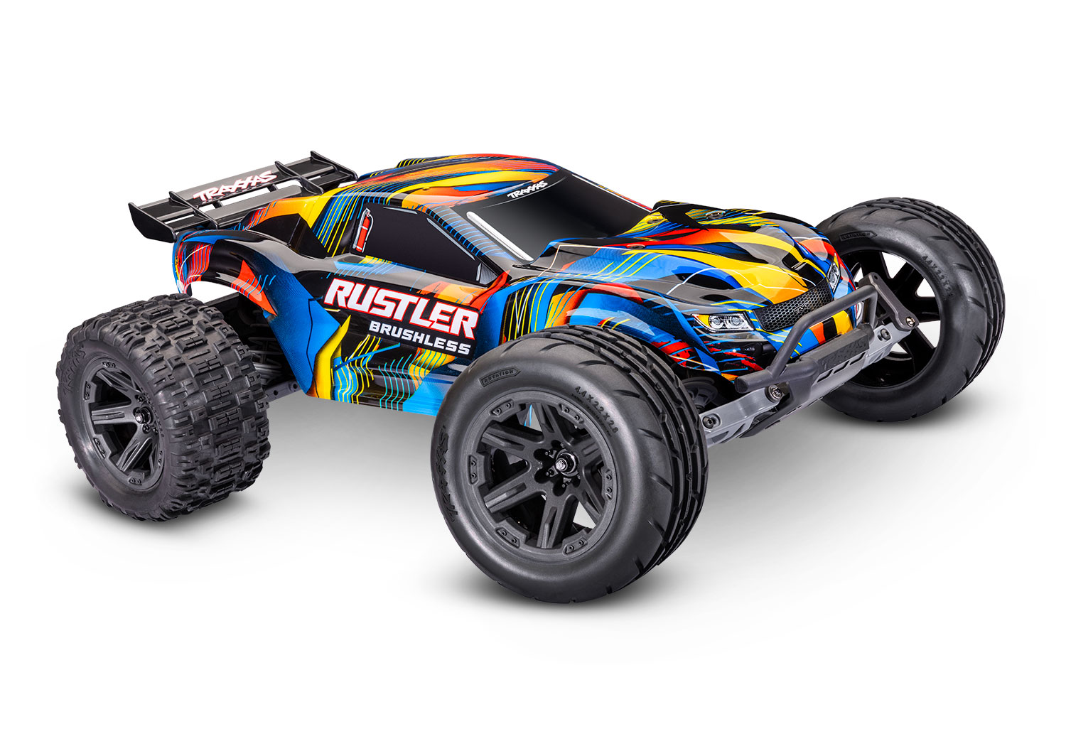 Traxxas Rustler 2WD VX3 Brushless Stadium Truck 1/10 Gelb 37454-4 - Abbildung 1