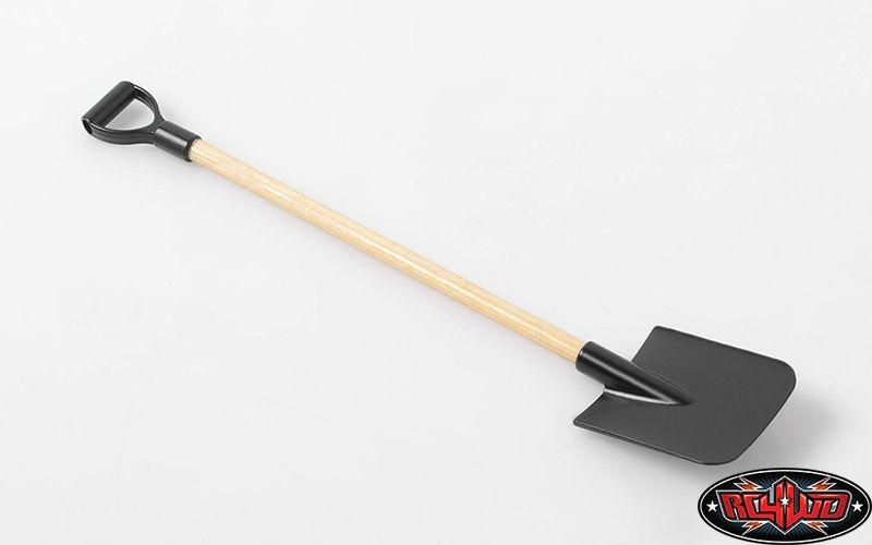 RC4WD Scale Garage Series 1/10 Wooden Handle Boulder Flat Shovel Z-S1740