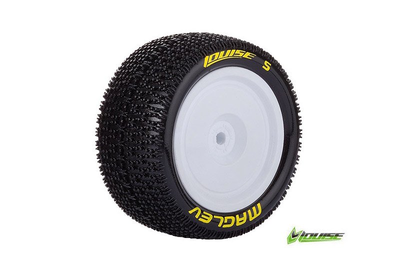 Louise E-Maglev Super-Soft Felge weiß (2) 1:10 4WD hinten 12mm Sechskant L-T3176VWKR
