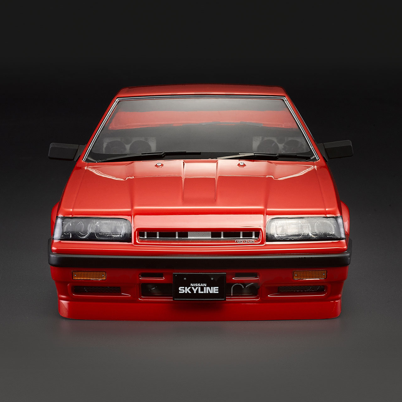 KB48677 Nissan Skyline R31 Karosserie lackiert Rot 195mm RTU
