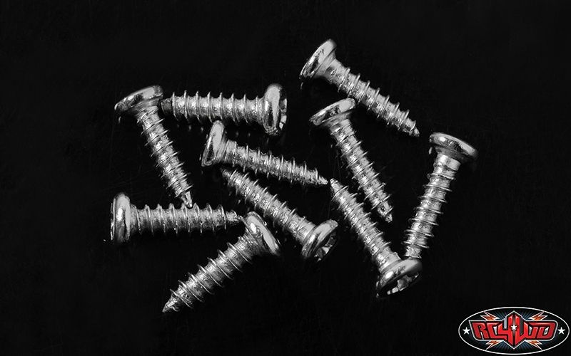 RC4WD Button Head Self Tapping Screws M2 X 8mm (Silver) Z-S1580