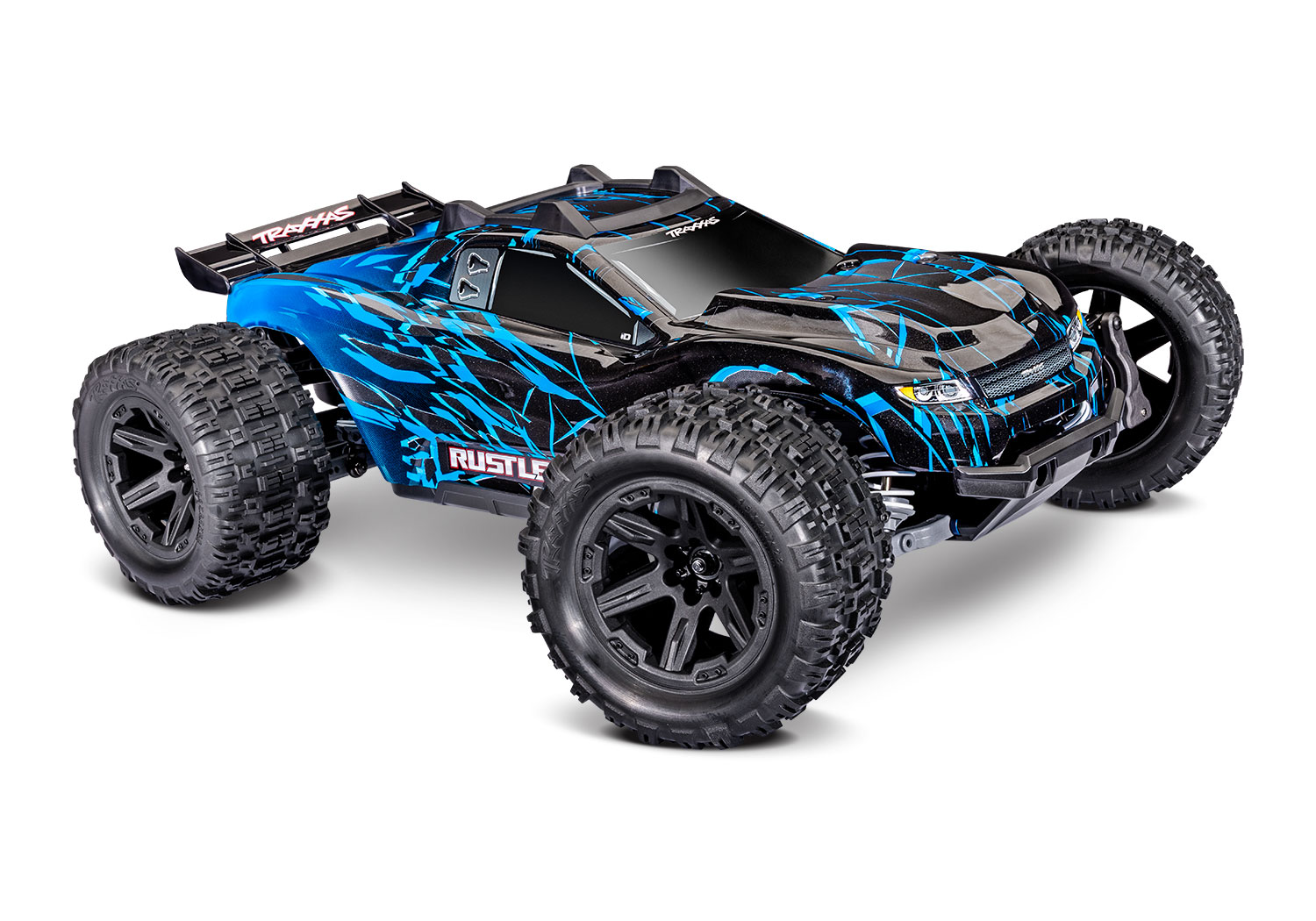 Traxxas Rustler 4x4 VX3 Brushless Stadium Truck Blau 67464-4 - Abbildung 1