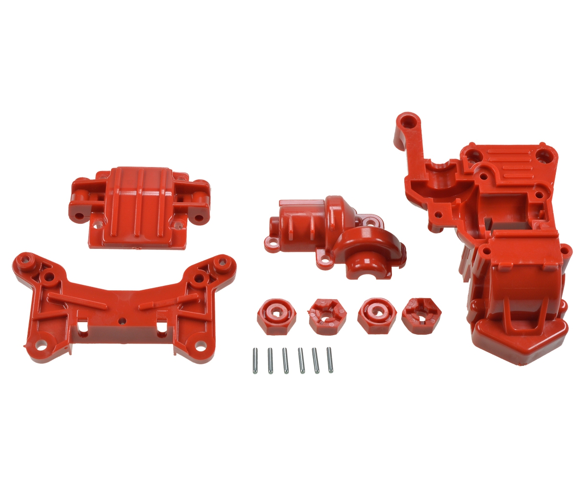 Tamiya 50541 TA-01/02 A-Teile Getriebegehäuse vorne rot 300050541