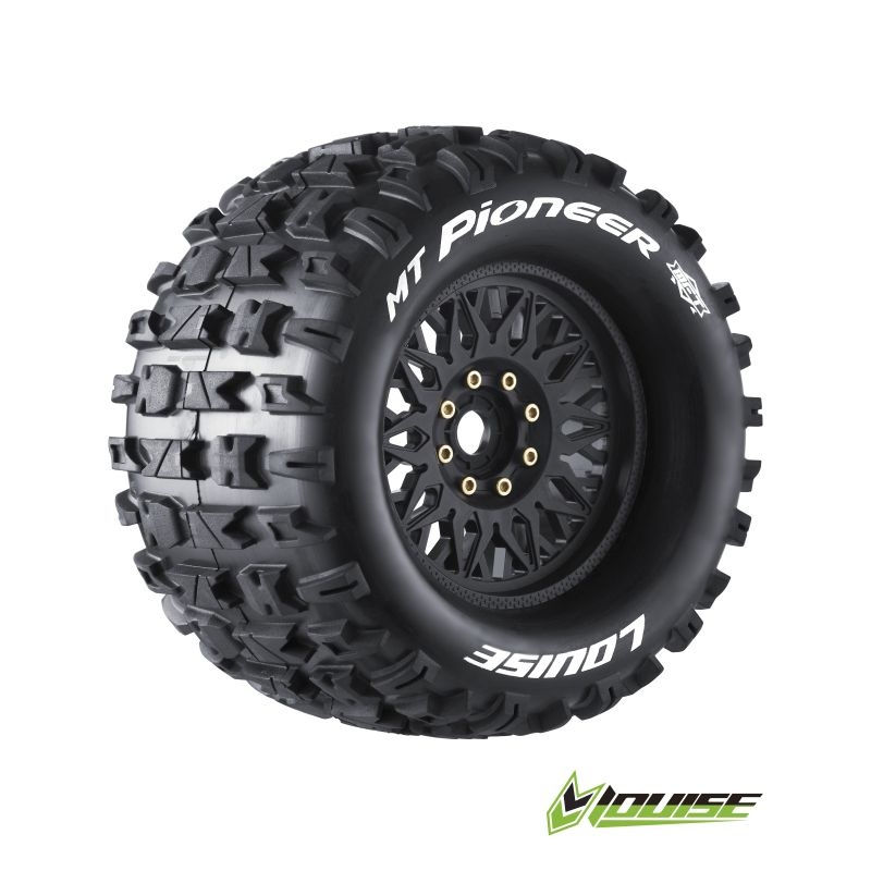 Louise MT-PIONEER MFT 1/8 SPORT auf 3.8 Felge schwarz (2) L-T3321X