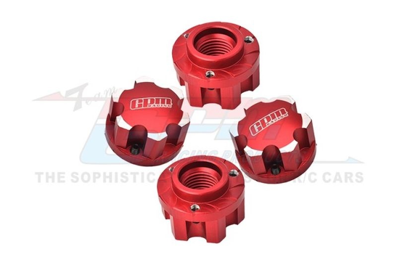 GPM Radmitnehmer 7075 Alu rot für PRO-LINE Reifen TRX X-Maxx & XRT XRT005R