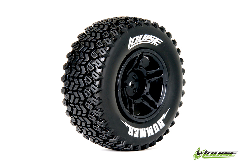 Louise SC-HUMMER soft Felge schwarz (2) 12mm TRX-Slash h, SC10 L-T3224SBTR - Abbildung 1