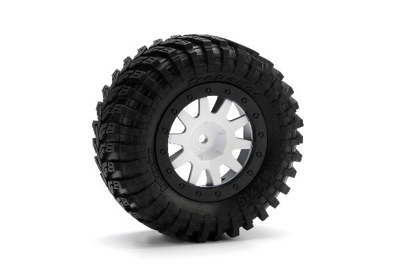 HPI MK.10 V2 Felge Weiss (4.5mm Offset/2St) 106204