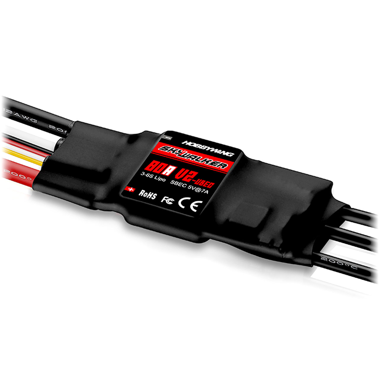 Hobbywing Skywalker V2 80A 3-6s, 7A BEC 80060440