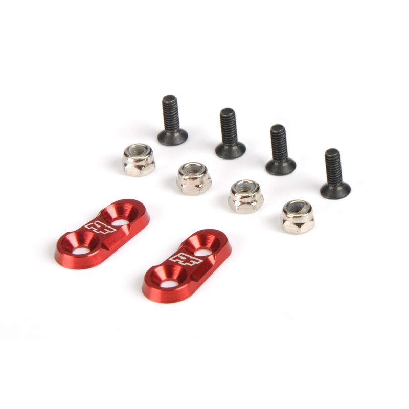 ProLine PROTOform Aluminum Wing Mounts für 1:10 Bodies Gun Metal, PR6054-00