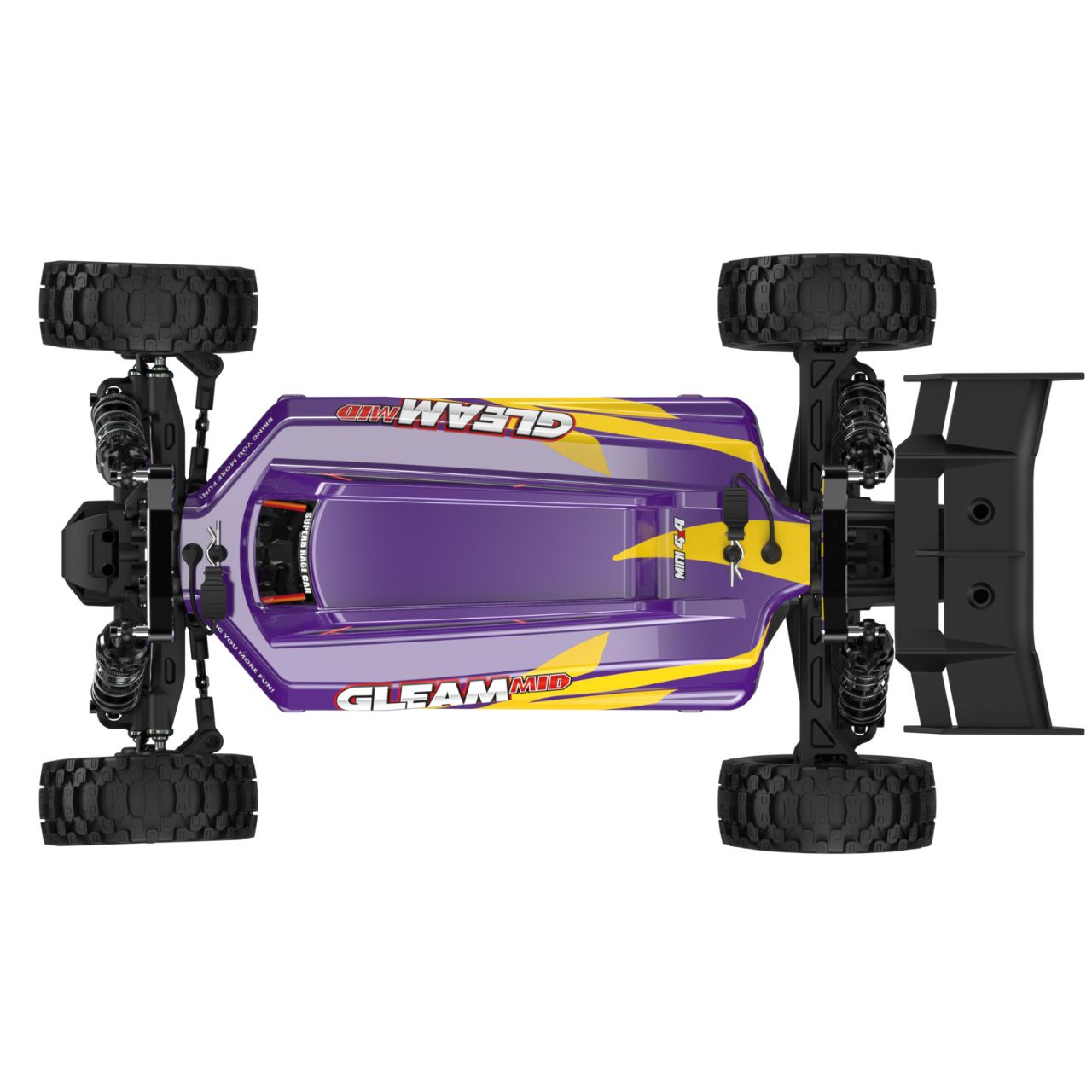 UDI R/C UD1204 GLEAM Pro 1/12 4WD Brushless Buggy Purple - Abbildung 3