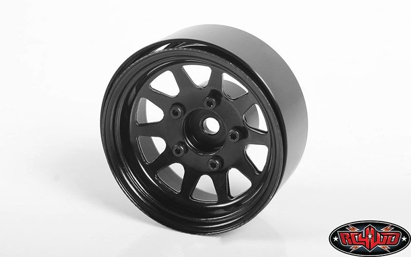 RC4WD OEM Stamped Steel 1.55 Beadlock Wheels (Black) Z-W0262