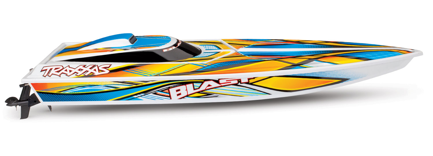 Traxxas Blast Rennboot orange +USB-C-Lader 38104-8 - Abbildung 4
