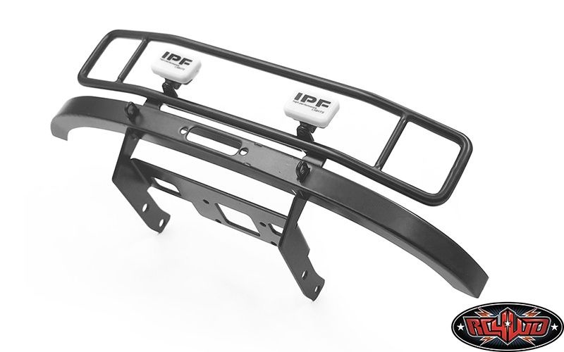 RC4WD Ranch Steel Front Winch Bumper w/ IPF Lights VVV-C0932