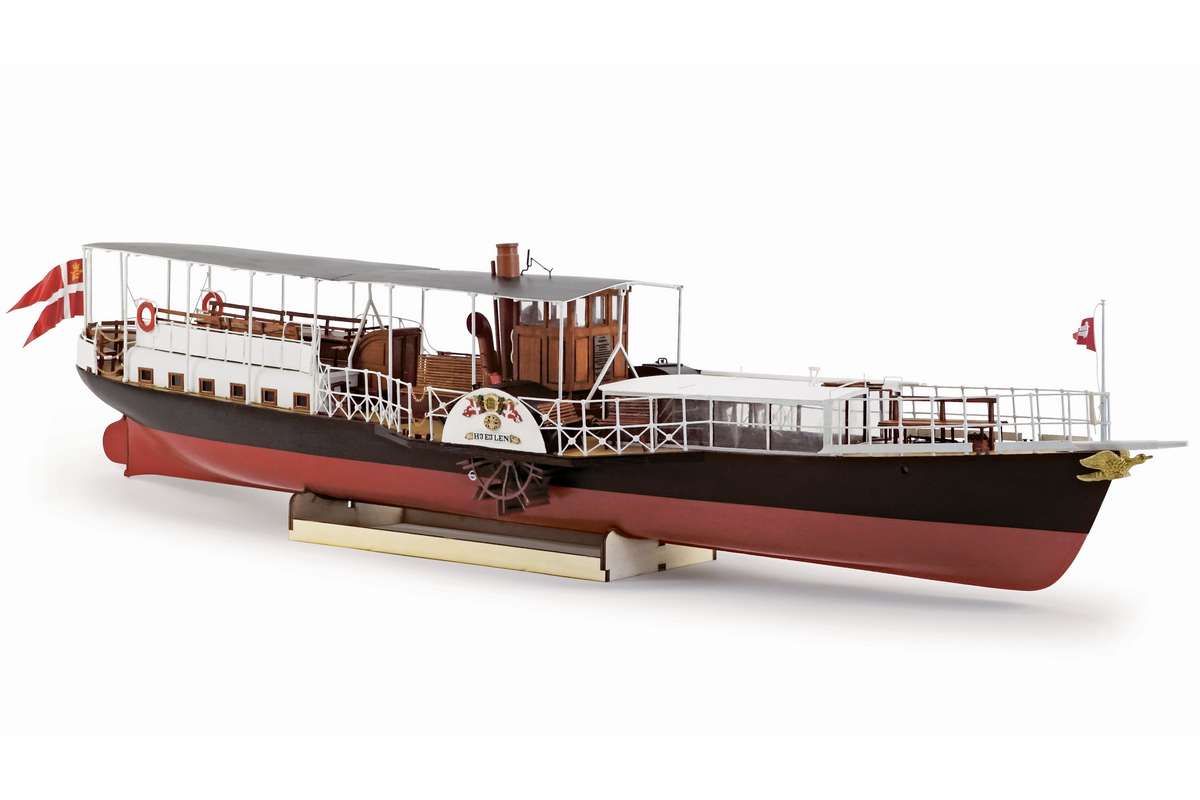 Billing Boats 1:33 - S/S Hjejlen Dampfer / Dampfschiff mit Holzrumpf 01-00-0403