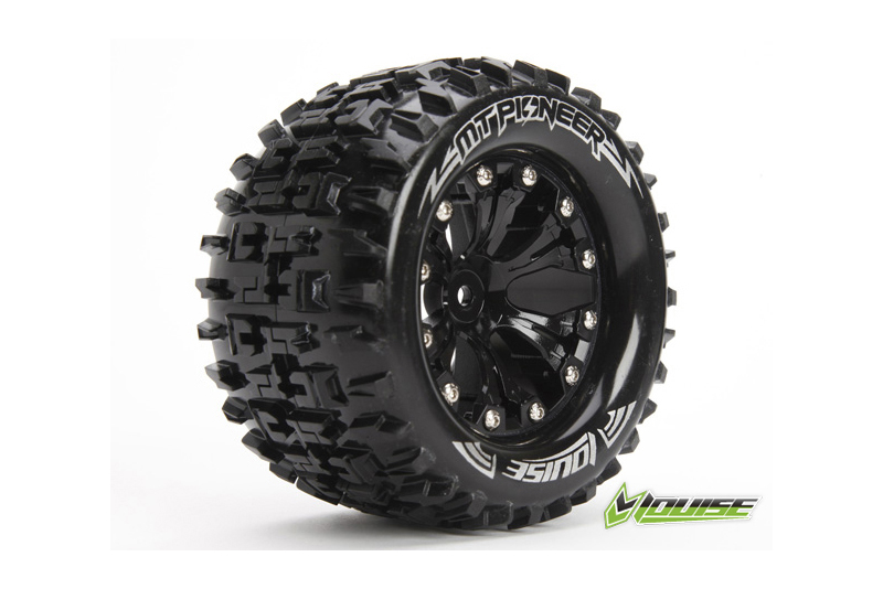 Louise MT-Pioneer soft Felge schwarz (2) Monster Truck 2,8 L-T3202SBM