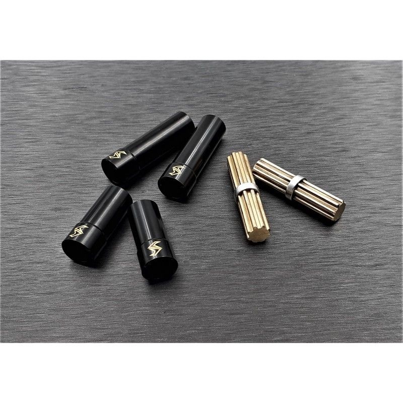 SAMIX Messing Driveshaft Set innen und außen gold für TRX TRX4 & 6 TRX4-4244