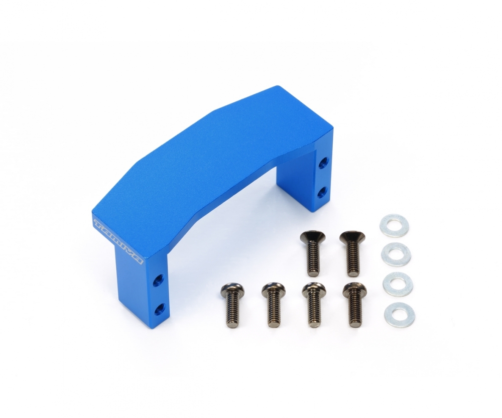 Tamiya 54977 TT-02 Alu Lenkservo-Halter blau elox. 300054977