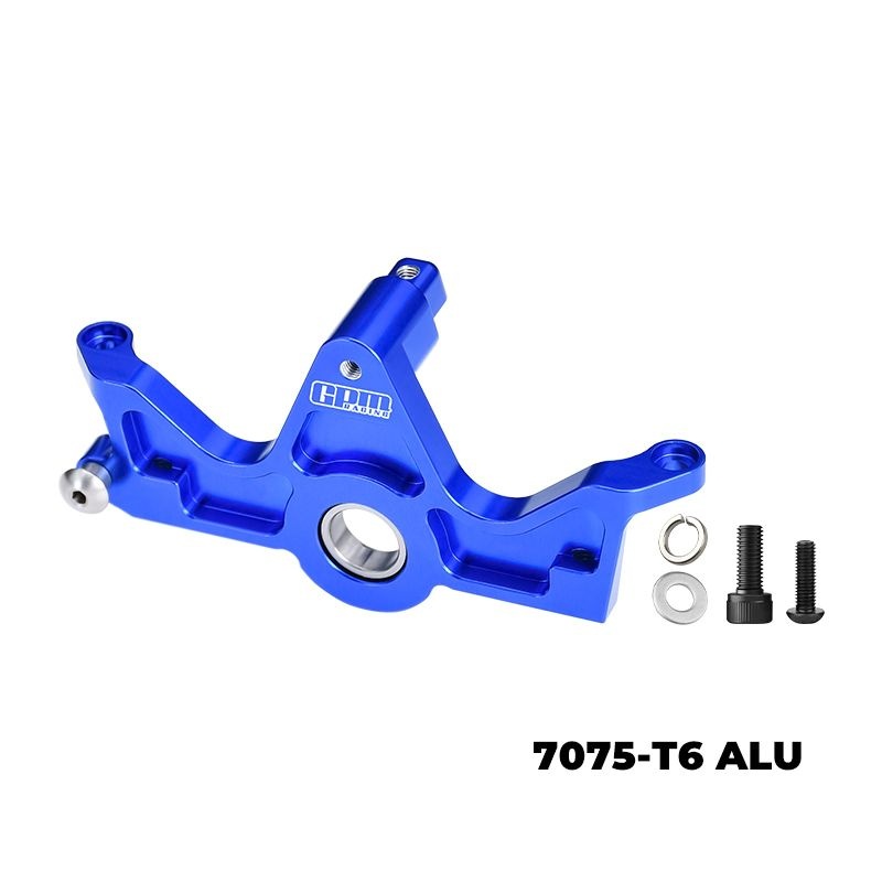 GPM Alu Motorhalter blau TRX 4x4 SLASH/HOSS/BIGFOOTFord Raptor/Stamped SLA018AB