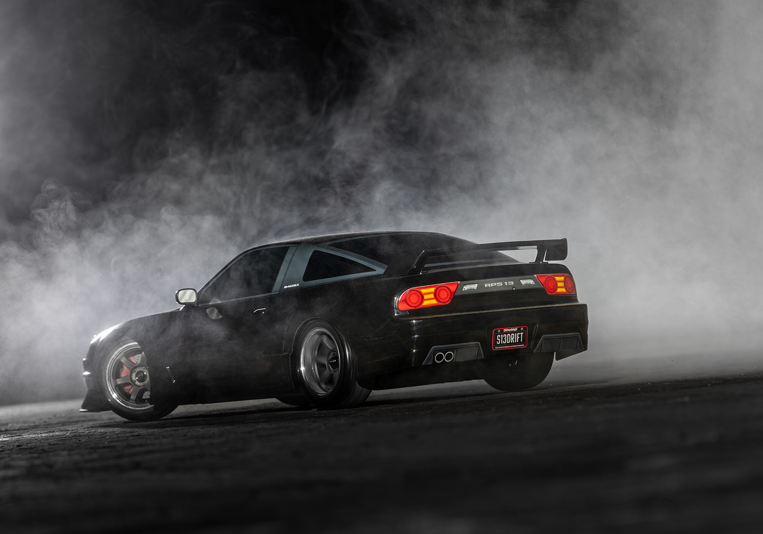Traxxas 4-TEC Nissan 240SX schwarz 1/10 Drift RTR Brushed ohne Akku/Ladegerät 105247-4-BLK - Abbildung 9