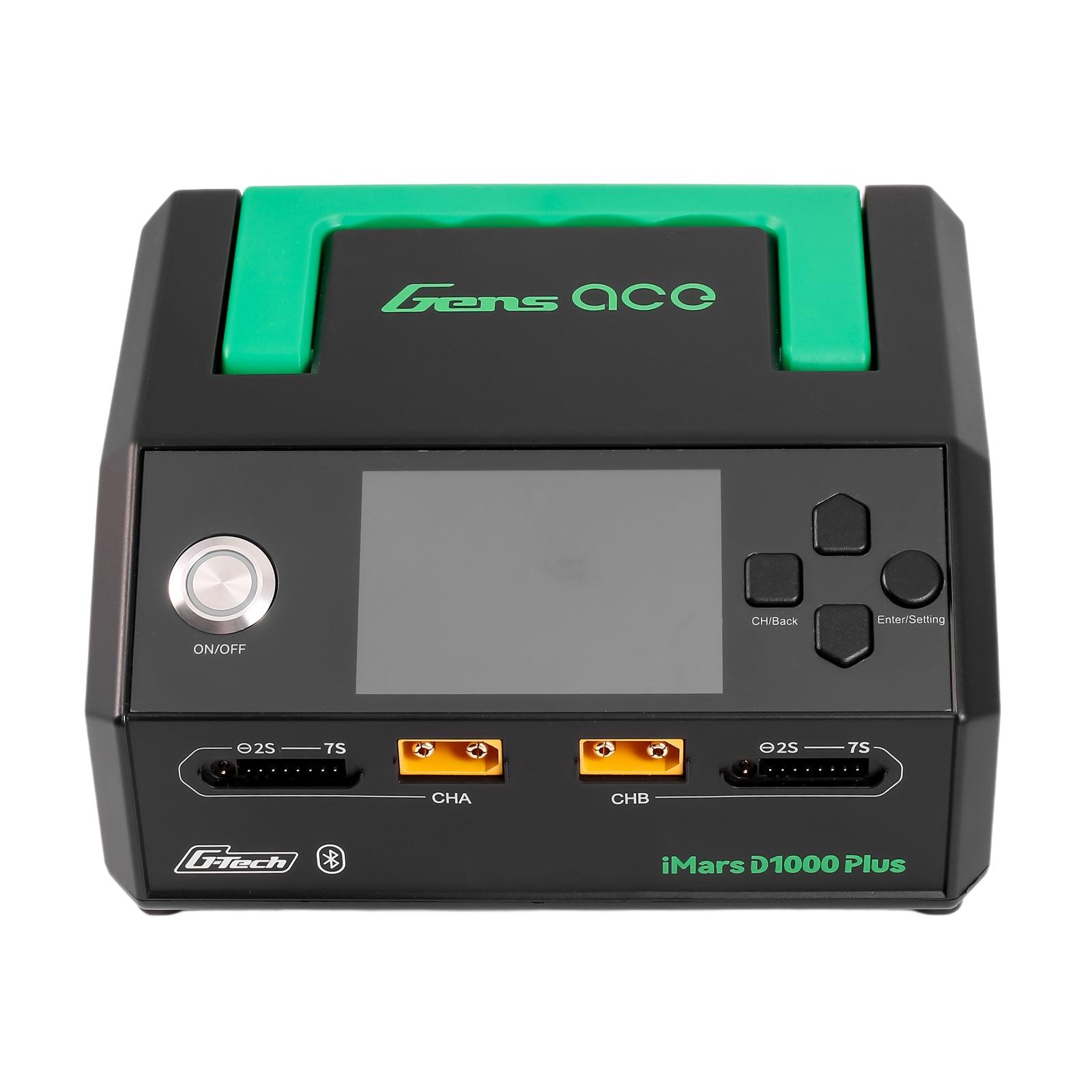 Gens Ace iMars D1000 Plus Smart Ladegerät | Dual Channel | AC 1000W | G-Tech GEAD1000 Plus