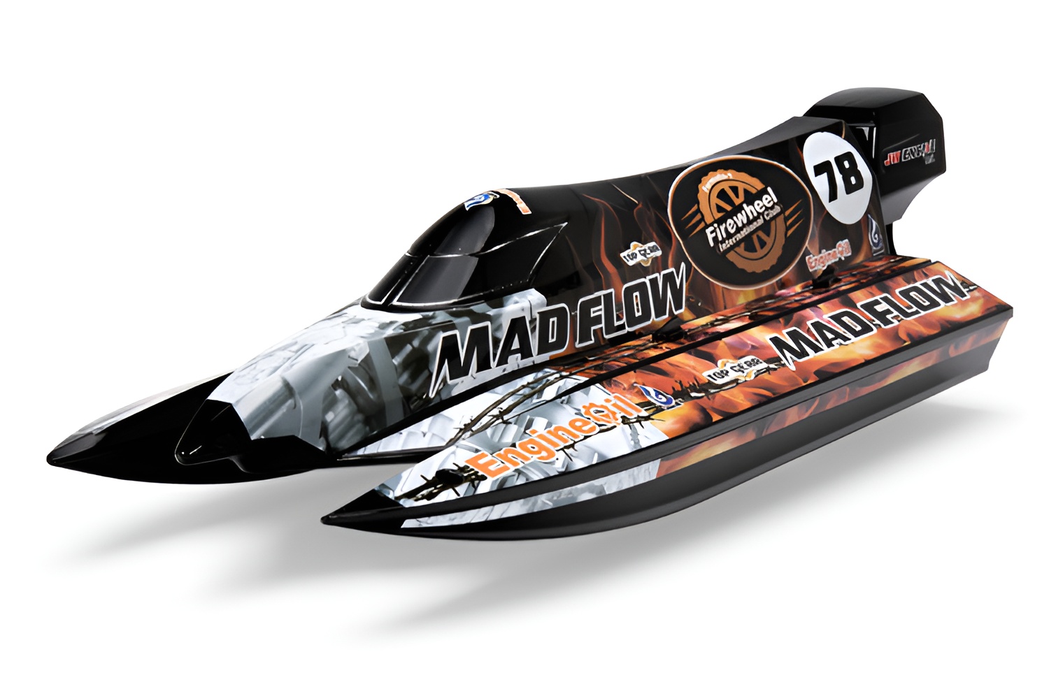 Joysway Mad Flow V3 F1 Catamaran Brushless & Li-Po RTR 8653V3 - Abbildung 1