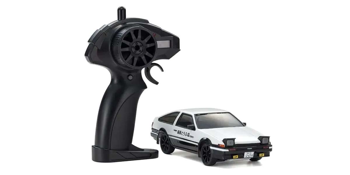 Kyosho First Mini-Z 1:28 Initial-D Toyota Sprinter Trueno AE86 WH/BK 66601A - Abbildung 1