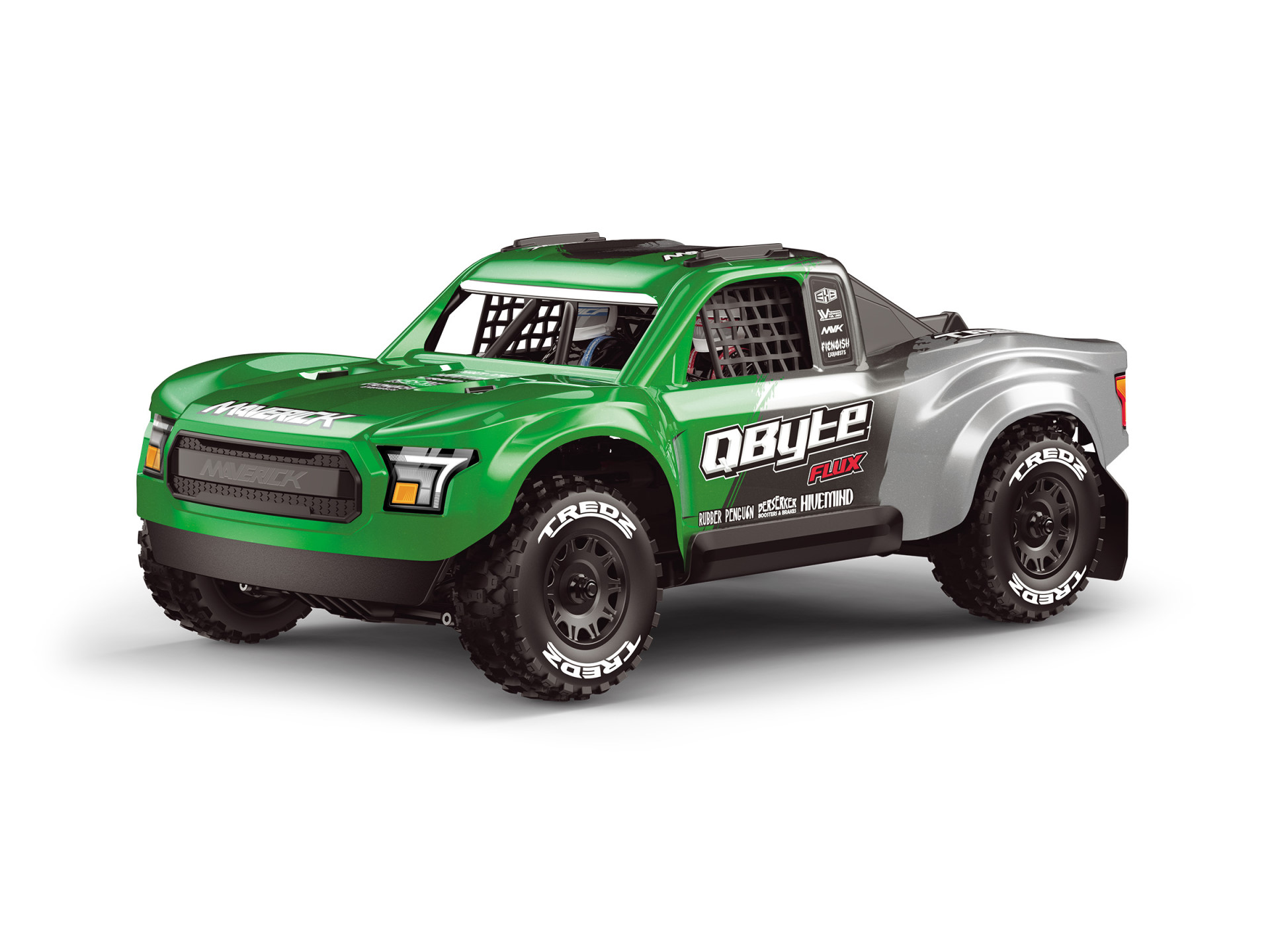 Maverick QByte SC Flux 1/12 Brushless Short Course Truck Grün MV151202 - Abbildung 1