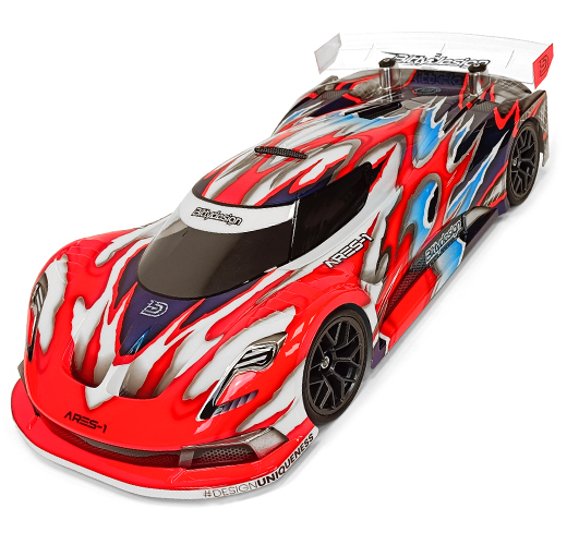 Bittydesign Body ARES-1 (Clear) 1/10 GT 190mm BDGT-190AS1