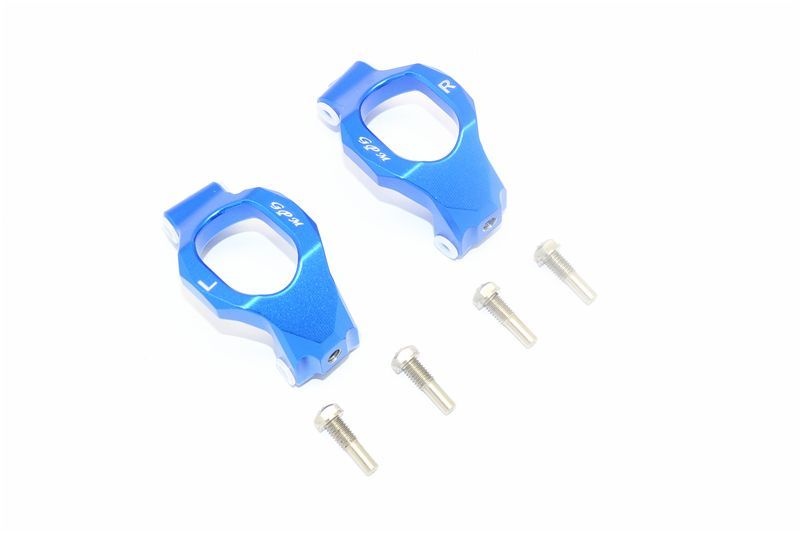GPM Alu C-Hubs vorn blau Traxxas MAXX