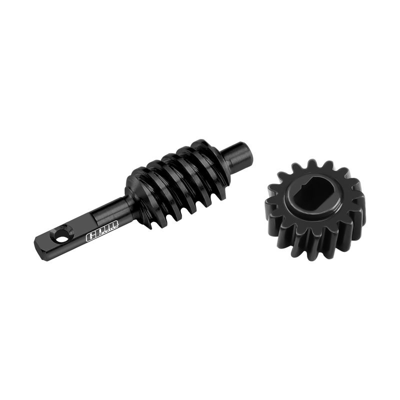 GPM Stahl Tellerrad & Wurmrad 2/14Z AXIAL 1/30 SCX30 FORD BRONCO/JEEP WRANGLER/CH SCX30/0214TSBK