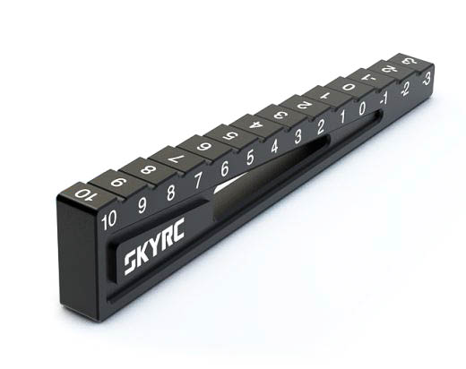 SkyRC Bodenabstandslehre 3-10mm Schwarz SK-600069-17
